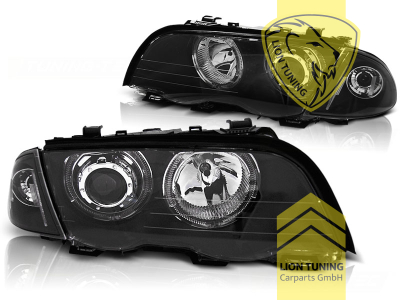 Halogen, schwarz, weiß CCFL, Abblendlicht H7 / Fernlicht H7, Blinkerbirnen BAU15S, elektrisch verstellbar - Stellmotor integriert, Nicht für Fahrzeuge mit PDC vorne geeignet, Eintragungsfrei / mit E-Prüfzeichen
