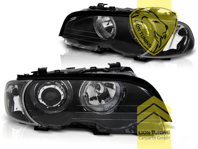 Halogen, schwarz, weiß CCFL, Abblendlicht H7 / Fernlicht H7, Blinkerbirnen BAU15S, elektrisch verstellbar - Stellmotor integriert, Nicht für Fahrzeuge mit PDC vorne geeignet, Eintragungsfrei / mit E-Prüfzeichen