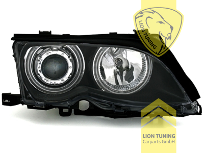 Halogen, schwarz, weiß CCFL, Abblendlicht H7 / Fernlicht H7, Blinkerbirnen BAU15S, elektrisch verstellbar - Stellmotor integriert, Nicht für Fahrzeuge mit PDC vorne geeignet, Eintragungsfrei / mit E-Prüfzeichen