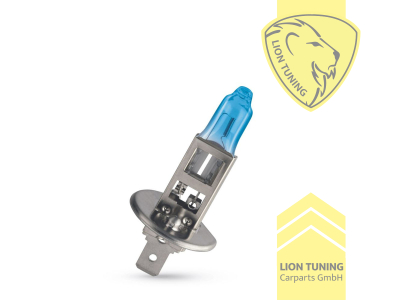 Halogen, 3700K, H1, 55W, Scheinwerfer, 12 V, Eintragungsfrei / mit E-Prüfzeichen