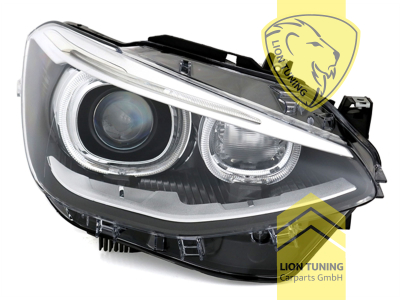 Halogen, schwarz, weiß LED, H7, Abblendlicht und Fernlicht in einer Linse H7, elektrisch verstellbar - Stellmotor integriert, Eintragungsfrei / mit E-Prüfzeichen