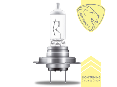Halogen, 3500K, H7, 55W, Scheinwerfer, 12 V, Eintragungsfrei / mit R87 Zulassung als Tagfahrlicht
