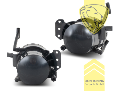 NUR passend für Sport Optik Stoßstange (Nicht M Paket), Halogen, schwarz, passend für unsere Art.: 5514, 5515, 5505, 5027, 2184, 2064, HB4, Eintragungsfrei / mit E-Prüfzeichen