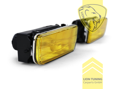 Halogen, gelb, passend für Standard, M-Paket und M3 Stoßstange, H3, Eintragungsfrei / mit E-Prüfzeichen
