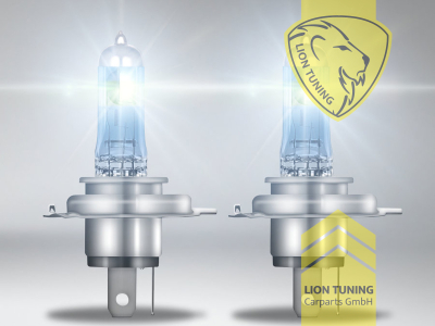 Halogen, 3900K, H4, 60W, Scheinwerfer, 12 V, Eintragungsfrei / mit E-Prüfzeichen