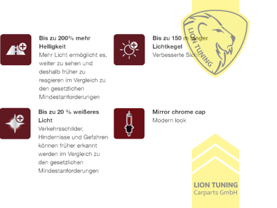 Halogen, 3900K, H7, 55W, Scheinwerfer, 12 V, Eintragungsfrei / mit E-Prüfzeichen