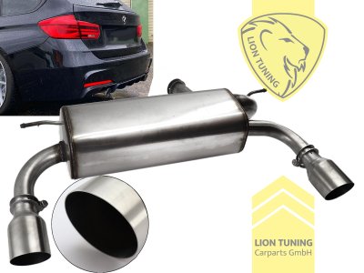 innen 56mm, links und rechts, 2 x 90mm, wenn werkseitig Klappensteuerung verbaut ist wird BMW Originalteil 18302411427 benötigt, Nur passend für Modelle ohne Ad-Blue Tank, Nur passend für Motorcode N47D20, B47D20 !, Edelstahl, Eintragungsfrei / mit ABE