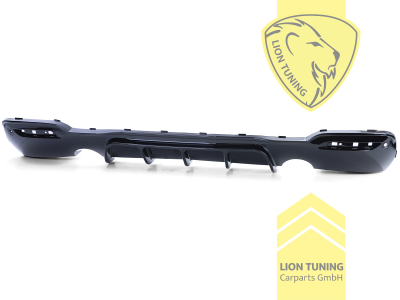 links und rechts, schwarz glänzend, nur passend für Fahrzeuge mit M-Paket Stoßstange, PP Kunststoff, für Fahrzeuge mit PDC, Eintragungsfrei / als Ersatzteil verwendbar