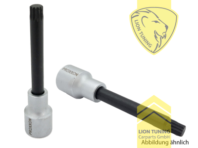 für 1/2 Zoll Vierkantantrieb (12,5 mm), VZ 6, Chrom-Vanadium-Stahl, 100 mm