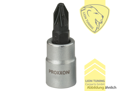 für 1/4 Zoll Vierkantantrieb (6,3 mm), PZ 1, Chrom-Vanadium-Stahl