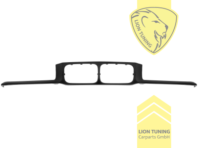 nur passend für Vorfacelift Grill, Metall / Stahl, schwarz - lackierfähig, für Fahrzeuge ohne SRA