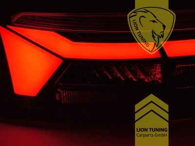 LED, schwarz, smoke, nur für Fahrzeuge mit werksseitig verbauten LED Rückleuchten, Eintragungsfrei / mit E-Prüfzeichen