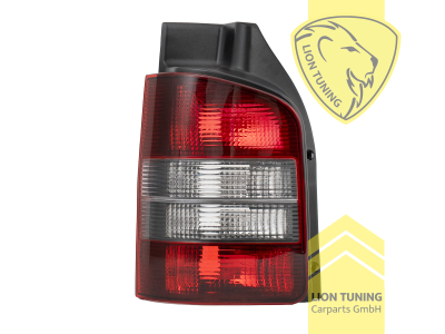 für Fahrzeuge mit Hecktüren, Halogen, rot, schwarz, Blinkerbirnen BAU15S, Eintragungsfrei / mit E-Prüfzeichen