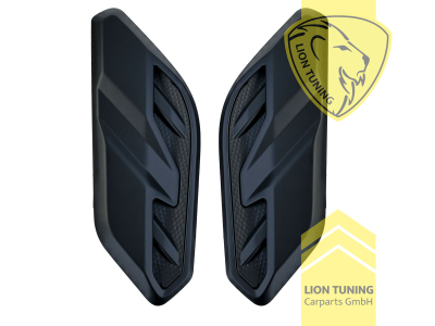 Nur passend für Ford Ranger Raptor T9 mit breiten Kotflügeln, N1WZ9920000DA, schwarz glänzend, ABS Kunststoff, Eintragungsfrei / als Ersatzteil verwendbar