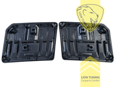Nur passend für Ford Ranger Raptor T9 mit breiten Kotflügeln, N1WZ-16C630-AF, N1WZ-16C630-AE, schwarz glänzend, ABS Kunststoff, Eintragungsfrei / als Ersatzteil verwendbar