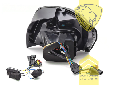 LED, dynamischer LED Blinker, schwarz, Eintragungsfrei / mit E-Prüfzeichen