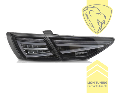 LED, mit LED Blinker, dynamischer LED Blinker, schwarz, nur passend bei Fahrzeugen mit Original Halogen Rückleuchten, Eintragungsfrei / mit E-Prüfzeichen