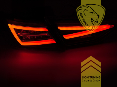 LED, mit LED Blinker, dynamischer LED Blinker, schwarz, nur passend bei Fahrzeugen mit Original Halogen Rückleuchten, Eintragungsfrei / mit E-Prüfzeichen