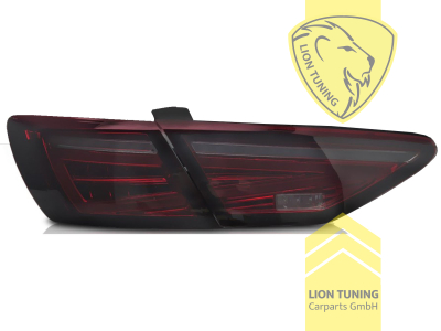 LED, mit LED Blinker, dynamischer LED Blinker, smoke, rot, Nur passend bei Fahrzeugen mit original LED Rückleuchten, Eintragungsfrei / mit E-Prüfzeichen