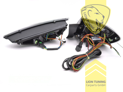 LED, mit LED Blinker, dynamischer LED Blinker, smoke, rot, Nur passend bei Fahrzeugen mit original LED Rückleuchten, Eintragungsfrei / mit E-Prüfzeichen