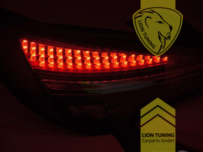 LED, dynamischer LED Blinker, schwarz, nur passend bei Fahrzeugen mit Original Halogen Rückleuchten, Eintragungsfrei / mit E-Prüfzeichen