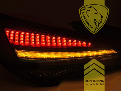 LED, dynamischer LED Blinker, schwarz, nur passend bei Fahrzeugen mit Original Halogen Rückleuchten, Eintragungsfrei / mit E-Prüfzeichen