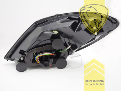 LED, mit LED Blinker, dynamischer LED Blinker, schwarz, rot, smoke, nur passend bei Fahrzeugen mit Original Halogen Rückleuchten, Eintragungsfrei / mit E-Prüfzeichen
