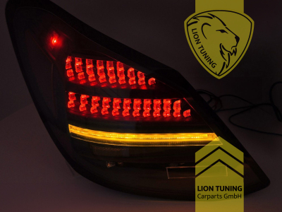 LED, mit LED Blinker, dynamischer LED Blinker, schwarz, rot, smoke, nur passend bei Fahrzeugen mit Original Halogen Rückleuchten, Eintragungsfrei / mit E-Prüfzeichen