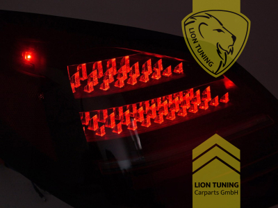 LED, mit LED Blinker, dynamischer LED Blinker, schwarz, rot, smoke, nur passend bei Fahrzeugen mit Original Halogen Rückleuchten, Eintragungsfrei / mit E-Prüfzeichen
